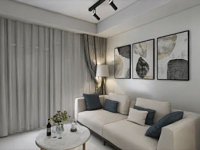 凤凰花园80平米简约二居装修案例