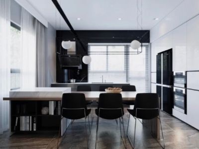 万悦城130平现代简约三居室装修案例