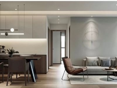 风尚自由城140平米现代简约四居室装修案例