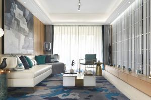 [青岛东腾装饰]现代轻奢风格三居室，舒适但又不缺质感！