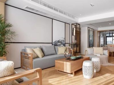 阳光城·未来悦110平米日式简约风三居室装修案例