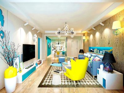 美树日记130平三居室现代风格装修案例