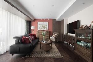 [美颂雅庭装饰]海兴漫香郡108平美式三居室案例参考