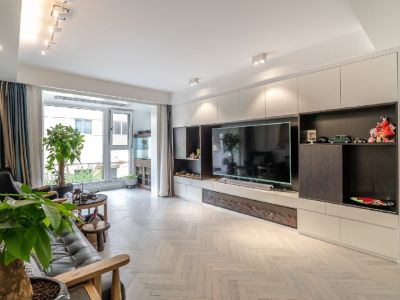 玛塞城120平三居室现代简约风格装修案例