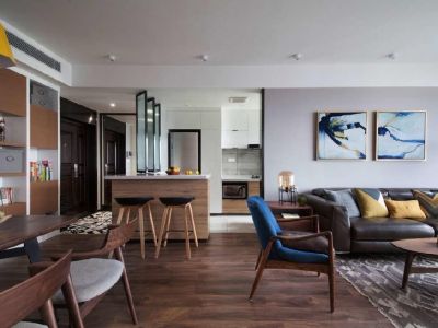 荣盛香榭兰庭82平北欧二居装修案例