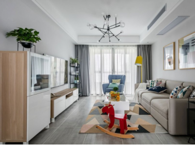 港利上城国际75平北欧二居装修案例