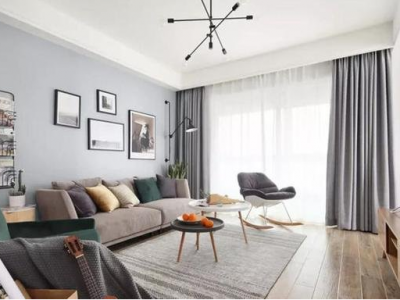 城置国际花园城99平北欧二居装修案例