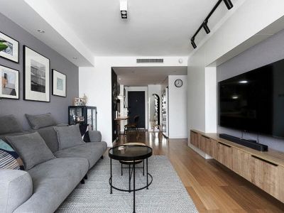 银城江畔79平北欧风格装修案例