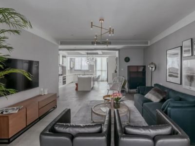 优山美地130㎡三居室简约风格装修案例