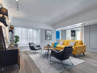 钻石湾140㎡三居室北欧风格装修案例