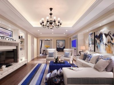 太阳星城四居室125平现代风格装修案例