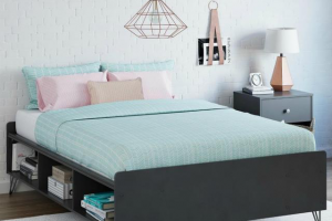 [济南洛贝特装饰]睡床也能做成衣帽间，小户型收纳