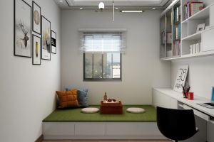 [济南盛尚金都装饰]榻榻米采用这样设计，一屋多用收纳足