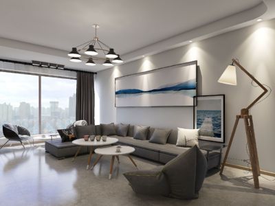 银川恒大名都111平米现代简约装修案例