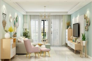 [济南天慕峰装饰]54平米单身小窝，混搭式设计