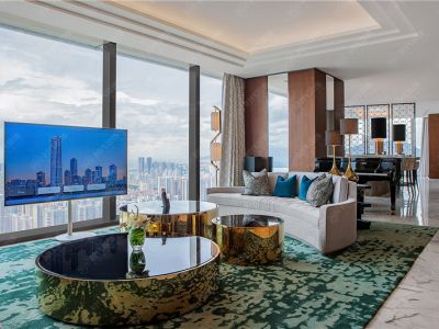 深圳湾莱佛士酒店1500平现代风格装修案例