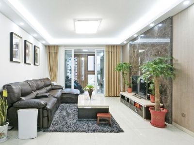 碧桂园中央公园现代风格116平米三室两厅装修案例