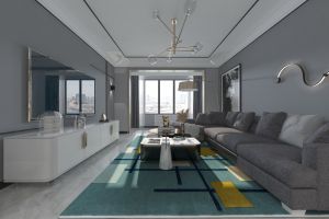 [峰尚空间设计]内蒙古自治区呼和浩特市东方领海两居室