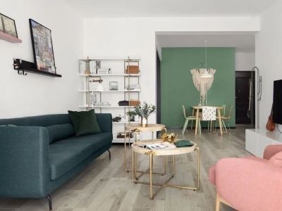 星翠澜庭北欧风格85平米装修案例