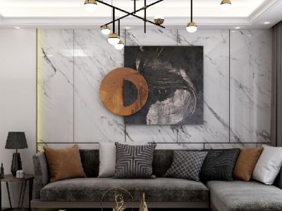 星翠澜庭现代风格127平米装修案例