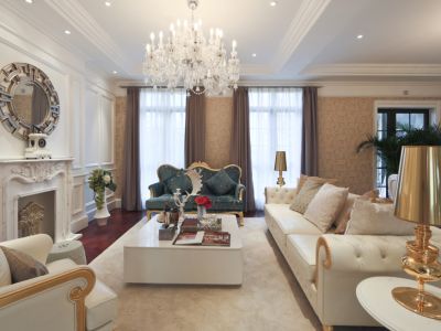爵世名邸东湖四居143方欧式风格装修案例