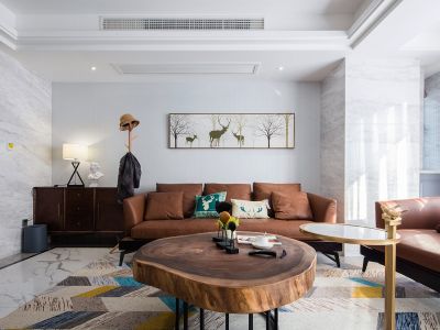 世通格林兰郡98平米北欧风格装修案例