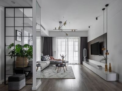 碧桂园88平米北欧二居装修案例