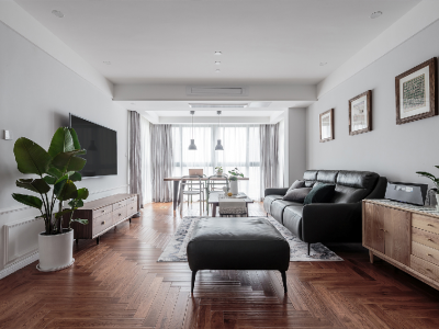 金泰名城100平米北欧风格装修案例