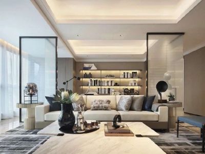 龙城国际164平米现代简约三居室装修案例