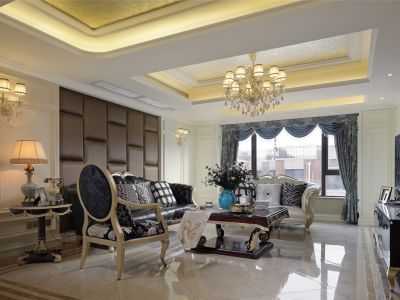 升华翡翠城新古典风格145平米四室两厅装修案例