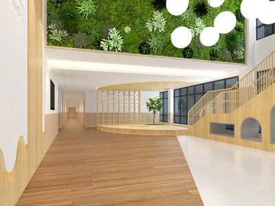 2000平米幼儿园装修案例