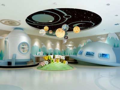 2400平米幼儿园装修案例