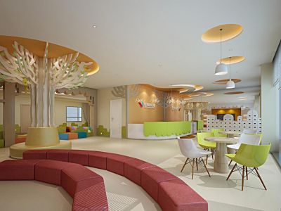 2000平米幼儿园装修案例