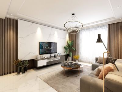 梓州府简约风格二居装修案例