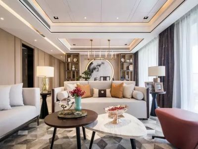 长房白沙湾三居102方现代风格装修案例