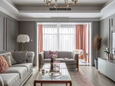 福晟钱隆世家三居室115方北欧风格装修案例