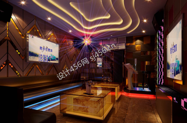 600平米大型现代KVV包间吊墙面装修效果图