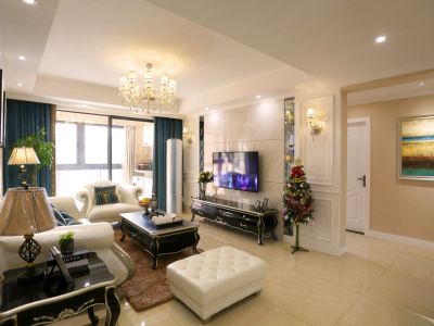 誉天下尚都新古典风格142平米四室两厅装修案例