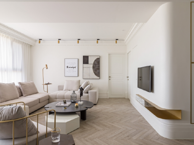 新力云语铂园北欧风格124平米装修案例