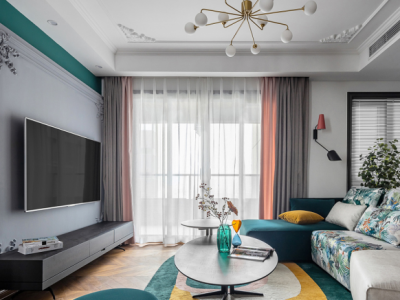 星翠澜庭北欧风格105平米装修案例