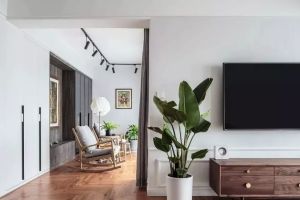 [邢台波涛装饰]120㎡现代简约风格装修效果图，半开放式设计开阔舒适