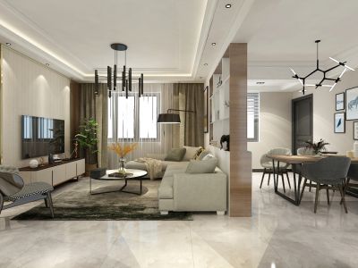 时代美宸二居9室2平方现代风格装修案例