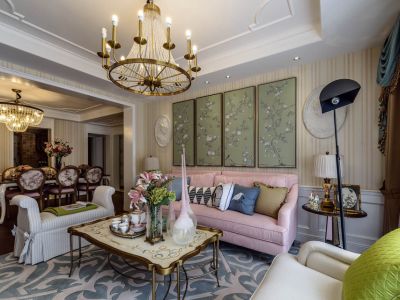星际豪庭119平方三居室欧式风格装修案例