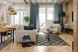 [邢台袋鼠装饰]108㎡北欧风装修，全屋小清新设计，让人很放松