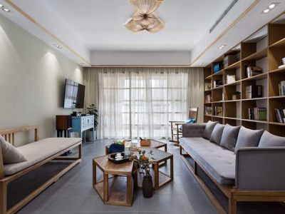 御江半岛日式风格142平米四室两厅装修案例