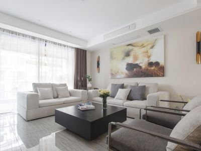 碧桂园云玺简约风格140平米四室两厅装修案例