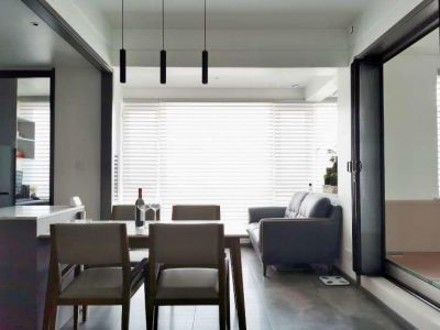 东盛苑100平米现代三居室装修案例