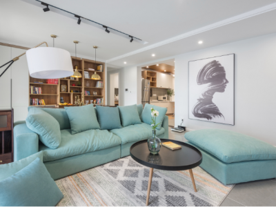 襄湾壹号120平米简约风格三居装修案例