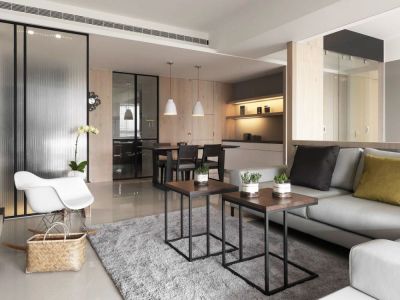 永怡聚豪园三居室111平方现代风格装修案例