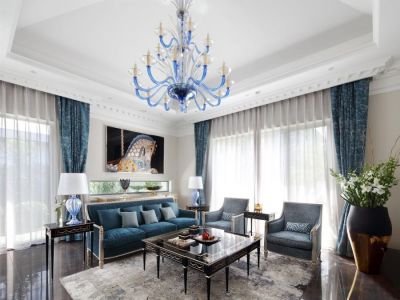 金色年华四居室128平方现代风格装修案例